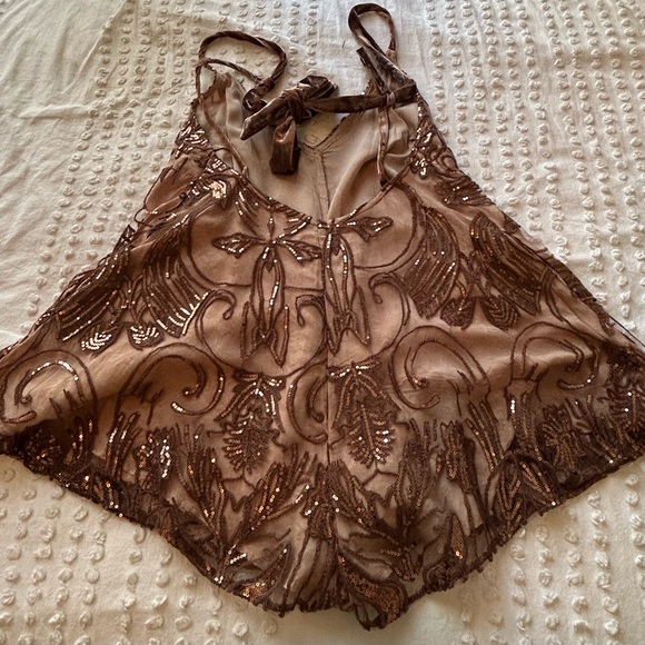 Free People Swingin’ It Romper Withered Rose XS - Picture 7 of 7